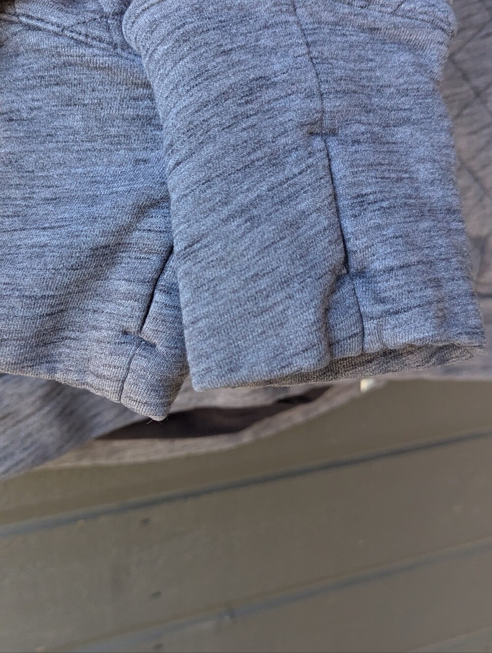 Lululemon Forever Warm Pullover Heathered Core Dark Grey Size 6 - Picture 4 of 10